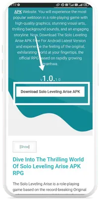 Solo Leveling Arise APK3